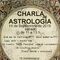 CHARLA DE ASTROLOGíA